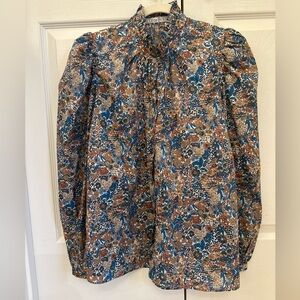 EUC Alix of Bohemia Annabel floral Liberty top size medium